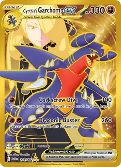 Cynthia's Garchomp ex (Destined Rivals 241)