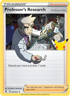 Professor's Research (Professor Oak) (Celebrations 23)