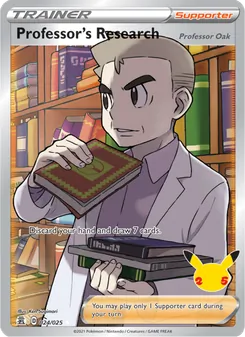 Professor's Research (Professor Oak) (Celebrations 24)