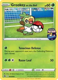 Grookey on the Ball (Pokémon Futsal Collection 3)