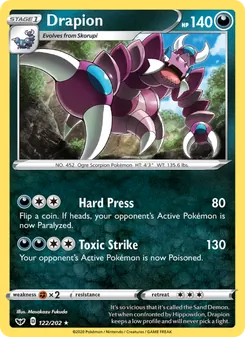 Drapion (Sword & Shield 122)