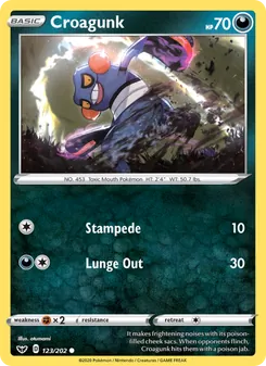 Croagunk (Sword & Shield 123)