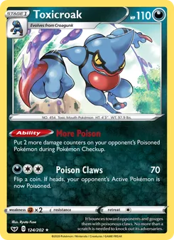 Toxicroak (Sword & Shield 124)