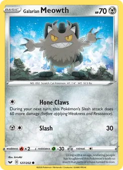 Galarian Meowth (Sword & Shield 127)