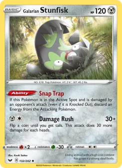 Galarian Stunfisk (Sword & Shield 132)