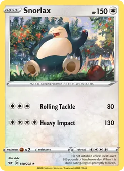 Snorlax (Sword & Shield 140)