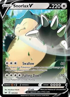 Snorlax V (Sword & Shield 141)