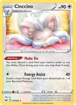 Cinccino (Sword & Shield 147)