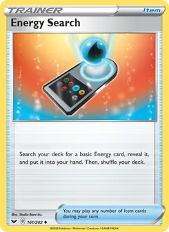 Energy Search (Sword & Shield 161)