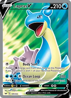Lapras V (Sword & Shield 189)