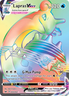 Lapras VMAX (Sword & Shield 203)
