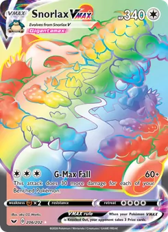 Snorlax VMAX (Sword & Shield 206)