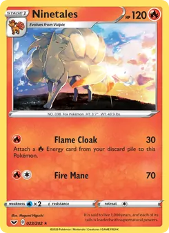 Ninetales (Sword & Shield 23)