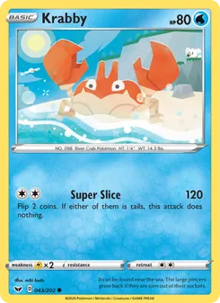 Krabby (Sword & Shield 43)
