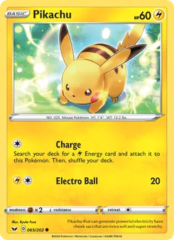 Pikachu (Sword & Shield 65)