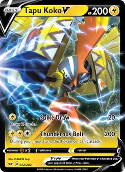 Tapu Koko V (Sword & Shield 72)