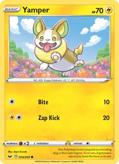 Yamper (Sword & Shield 74)