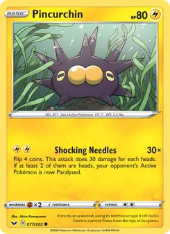 Pincurchin (Sword & Shield 77)