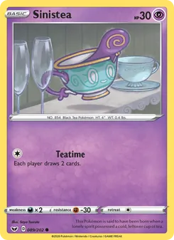Sinistea (Sword & Shield 89)
