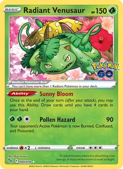 Radiant Venusaur (Pokémon GO 4)
