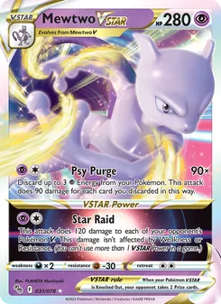 Mewtwo VSTAR (Pokémon GO 31)
