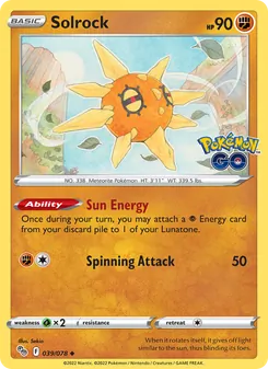 Solrock (Pokémon GO 39)