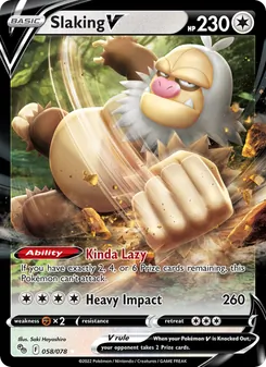 Slaking V (Pokémon GO 58)