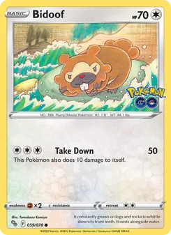 Bidoof (Pokémon GO 59)