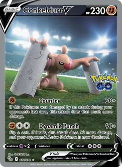 Conkeldurr V (Pokémon GO 74)