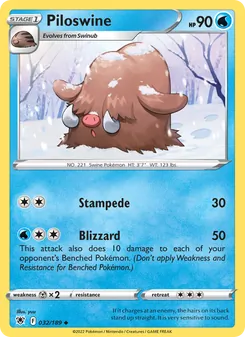Piloswine (Astral Radiance 32)
