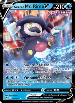 Galarian Mr. Rime V (Astral Radiance 49)