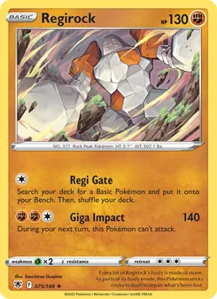 Regirock (Astral Radiance 75)