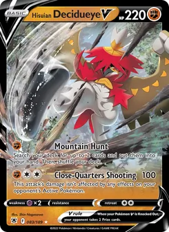 Hisuian Decidueye V (Astral Radiance 83)