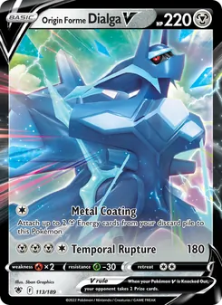 Origin Forme Dialga V (Astral Radiance 113)