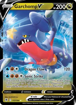 Garchomp V (Astral Radiance 117)