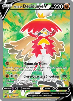 Hisuian Decidueye V (Astral Radiance 173)