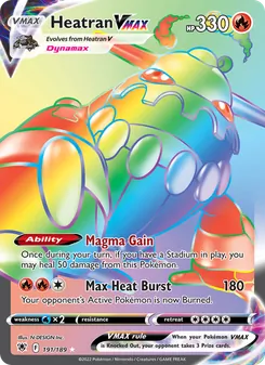 Heatran VMAX (Astral Radiance 191)