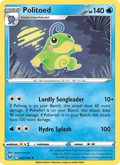 Politoed (Lost Origin 32)