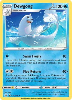 Dewgong (Lost Origin 34)