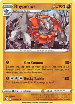 Rhyperior (Lost Origin 91)