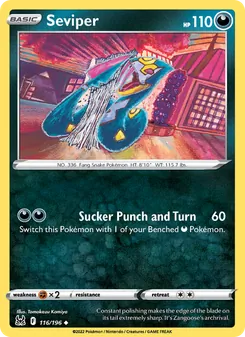 Seviper (Lost Origin 116)