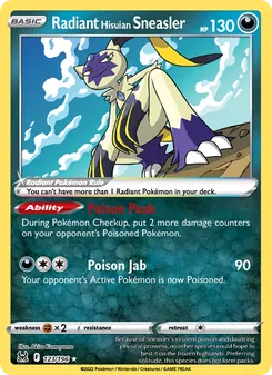Radiant Hisuian Sneasler (Lost Origin 123)