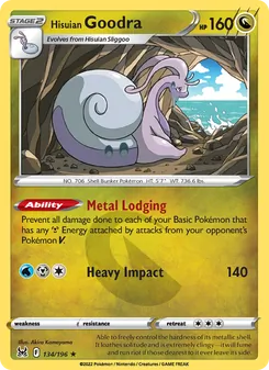 Hisuian Goodra (Lost Origin 134)
