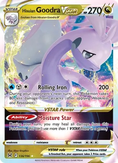 Hisuian Goodra VSTAR (Lost Origin 136)