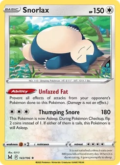Snorlax (Lost Origin 143)