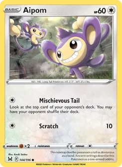 Aipom (Lost Origin 144)