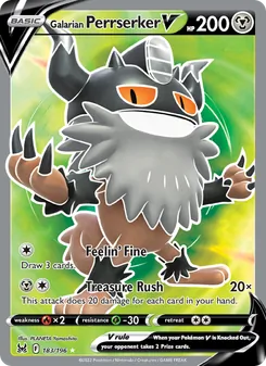 Galarian Perrserker V (Lost Origin 183)