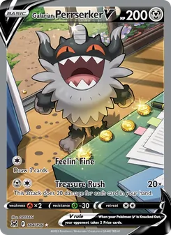 Galarian Perrserker V (Lost Origin 184)