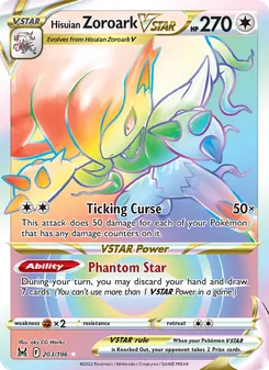 Hisuian Zoroark VSTAR (Lost Origin 203)