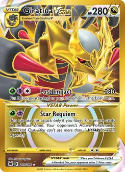 Giratina VSTAR (Lost Origin 212)